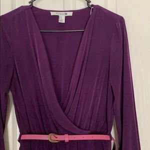 Purple Dress Forever 21 size M